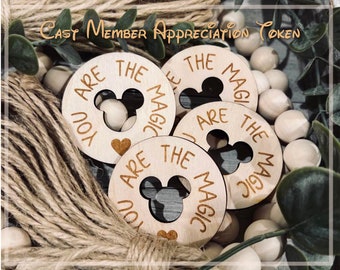 You Are The Magic Token | WDW Cast Member Appreciation Token Coins | You Are The Magic Thank You Gift | Mouse World | CM Thank You, DCP
