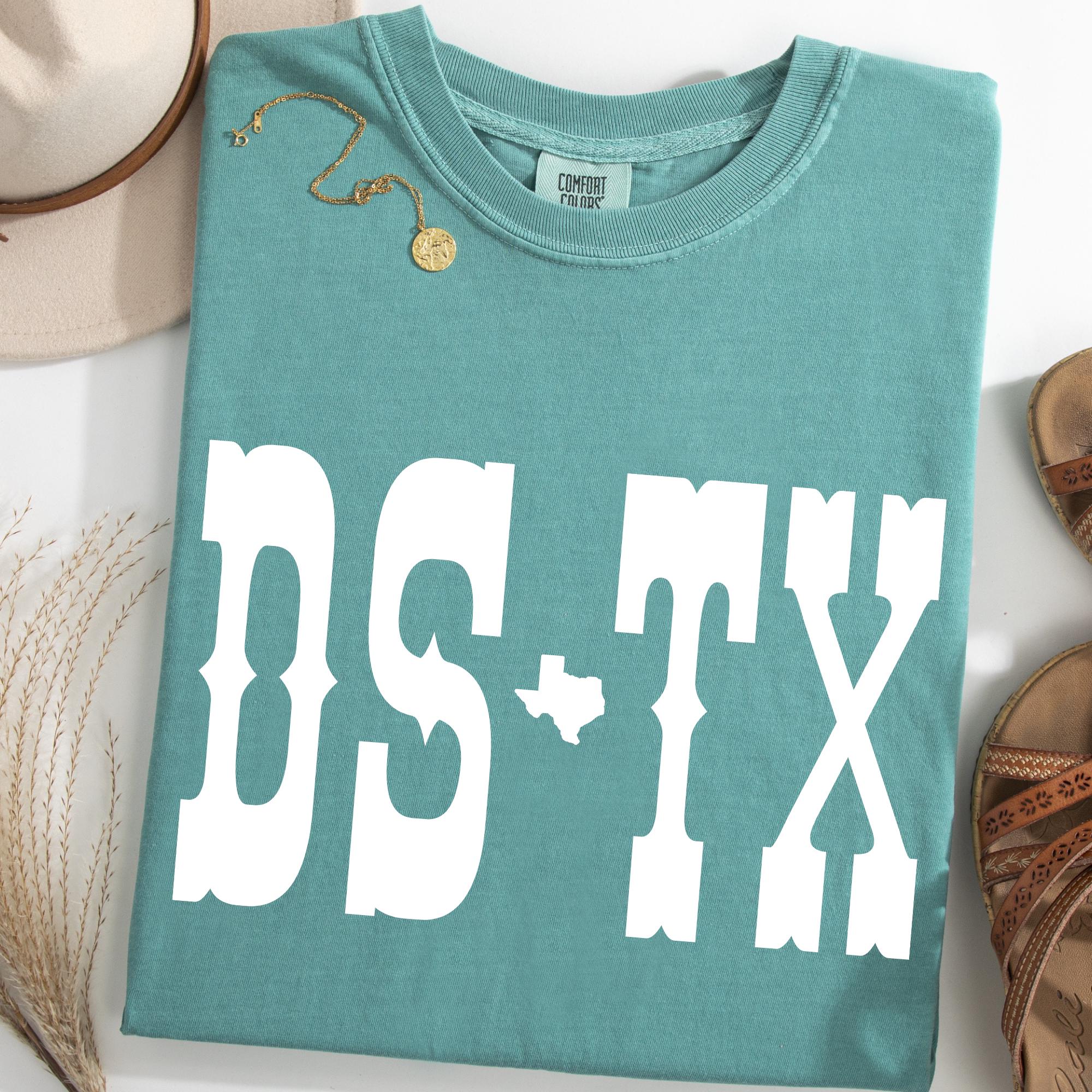 Dripping Springs Texas Shirt, DSTX Comfort Colors Shirt, Western Style Dripping Springs Shirt, Hill Country Charm T Shirt