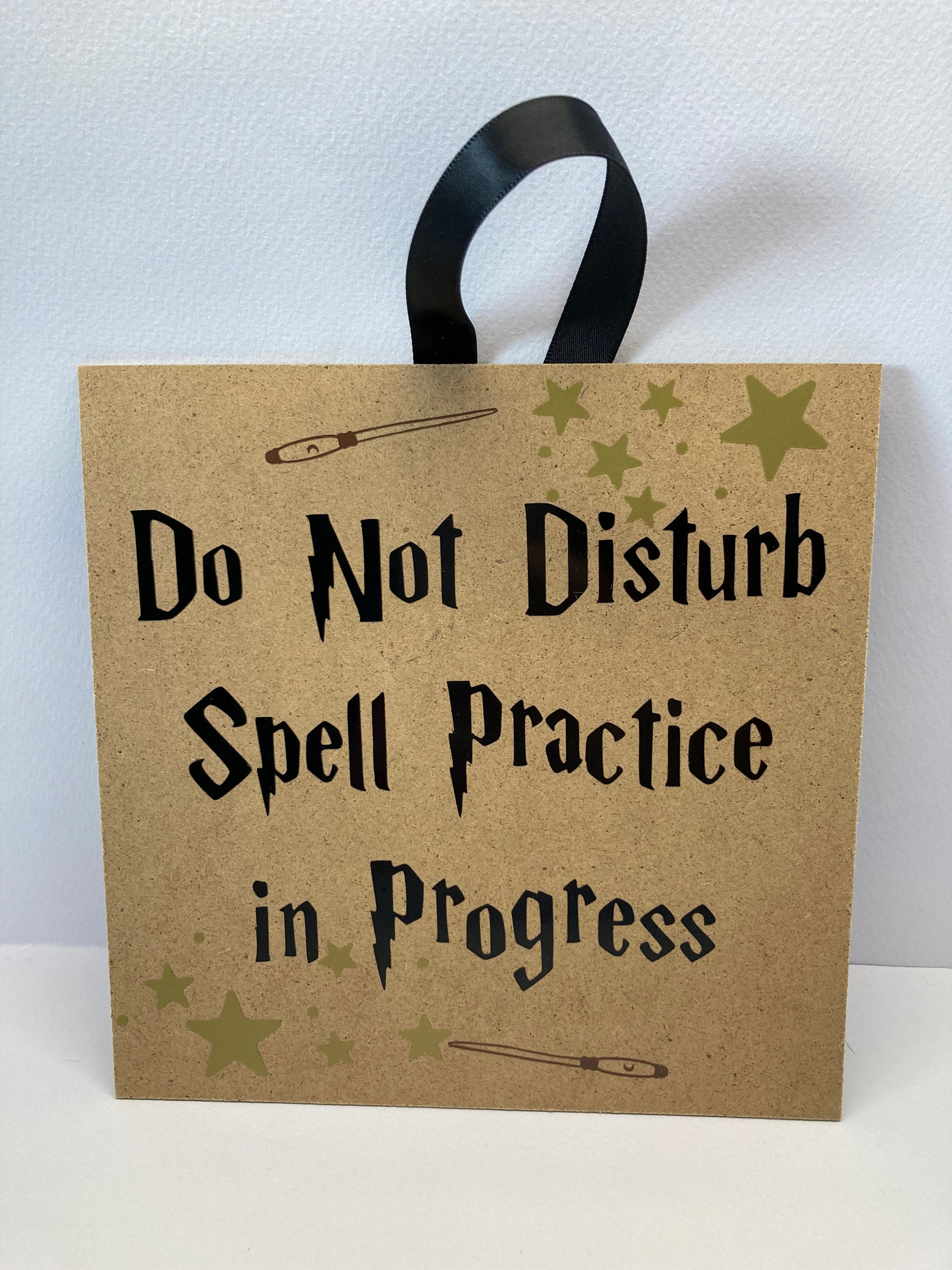 Do Not Disturb Harry Potter Themed Door Hanger - Etsy