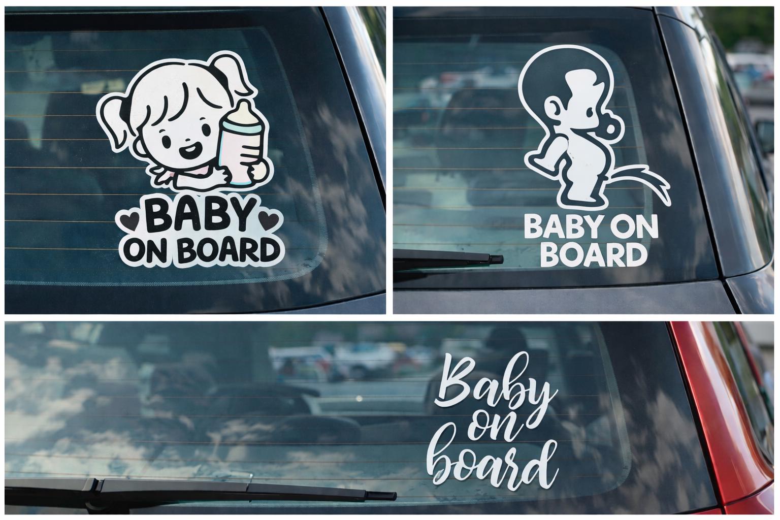 Little Lady On Board Car Decal Baby On Board Sign Little - View #7