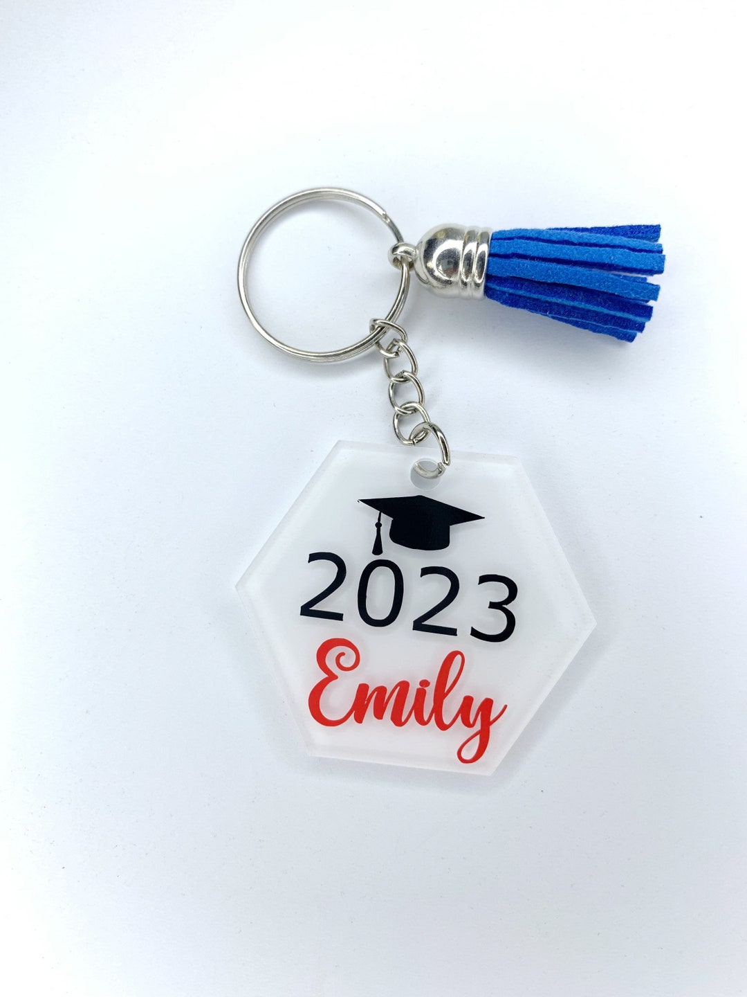 Class of 2023 Keychains Graduation Keychains Gift for Grad Personalized