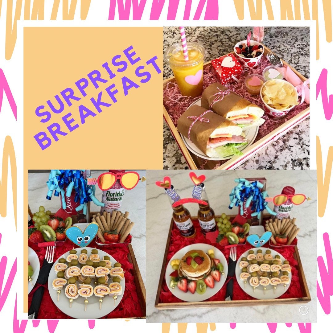 Surprise Breakfast Custom Breakfast Handmade Breakfast Fathers Day 