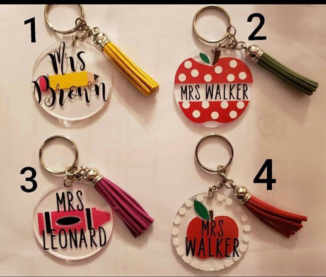 Teacher Keychains/educator Keychains Back to School 2022 Back to School