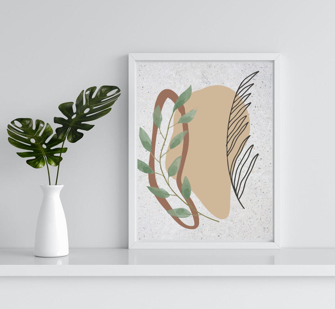 Printable Wall Art Green Bedroom Wall Art Neutral Wall Art Etsy