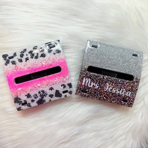 Sticky Note Holder | Custom | Made with Epoxy | READ DESCRIPTION