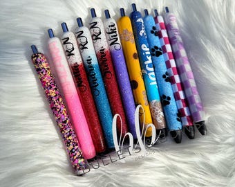 Custom Epoxy Glitter Gel Pens InkJoy Gel Pens Refillable READ  DESCRIPTION