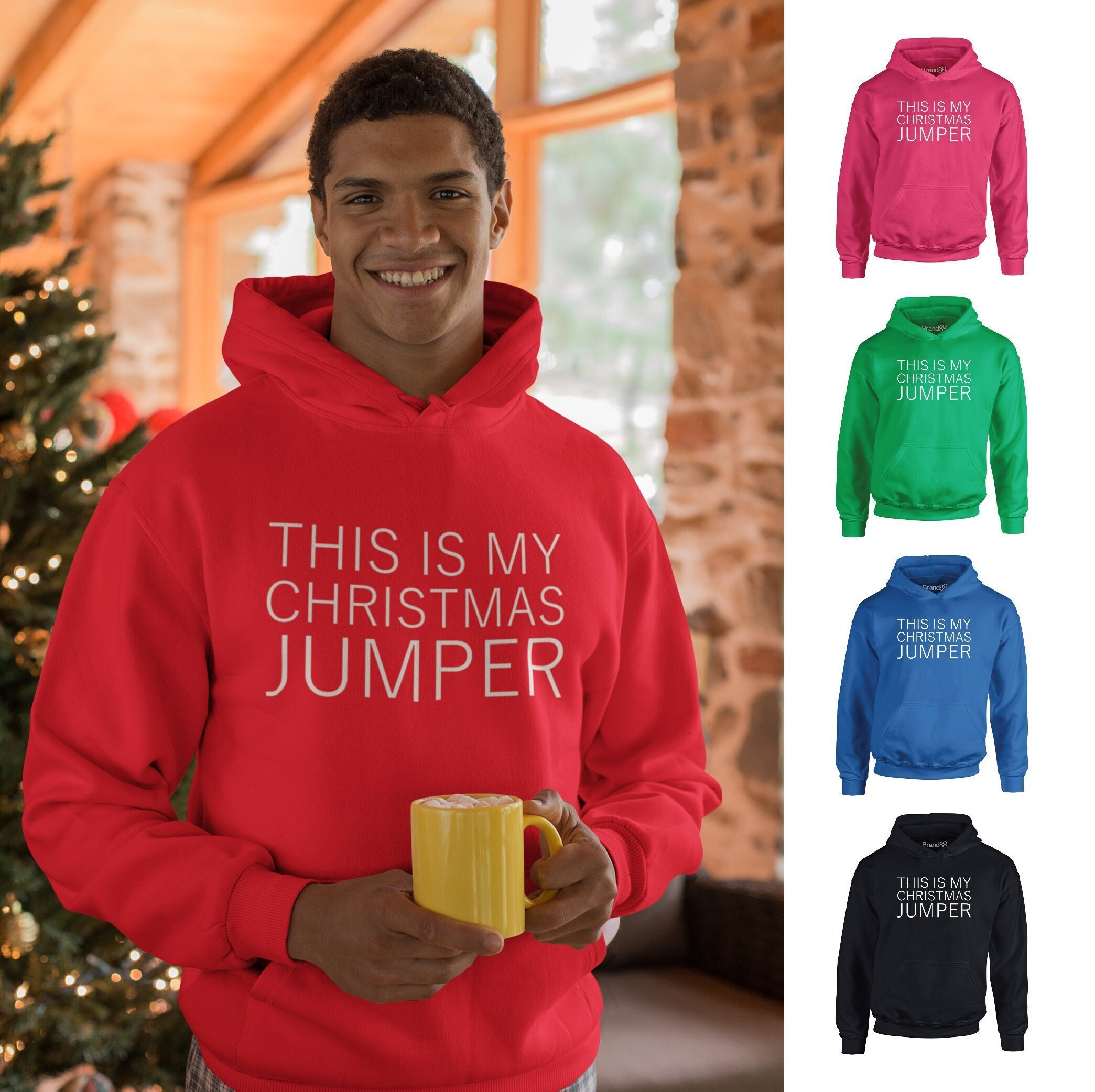 Christmas Hoodie - Etsy UK