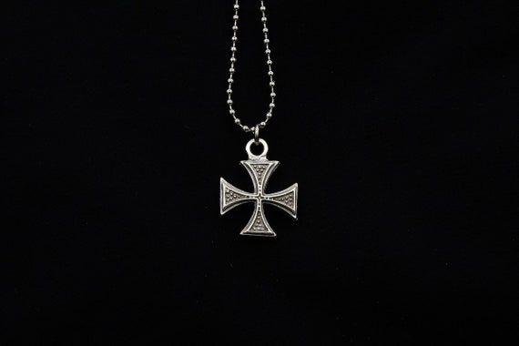 Templar Cross Necklace Knights Cross 