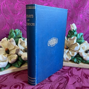 1903 Antique Book: Essays of Joseph Addison. Chosen and Edited by John Richard Green. Golden Treasury Series. Published by Macmillan and Co.