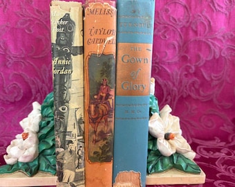 1948 through 1952 Vintage Book Bundle: The Gown of Glory, Annie Jordan and  Melissa