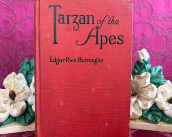 Tarzan of the Apes by Edgar Rice Burroughs, Vintage Book