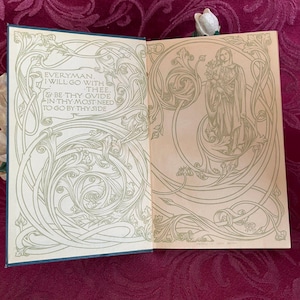 1919 Aucassin & Nicolette by Eugene Mason, Antique Book, Everyman's Library #497 bild 3