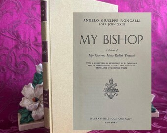 1969 My Bishop by Angelo Giuseppe Roncalli, Vintage Book, McGraw-Hill Book Co