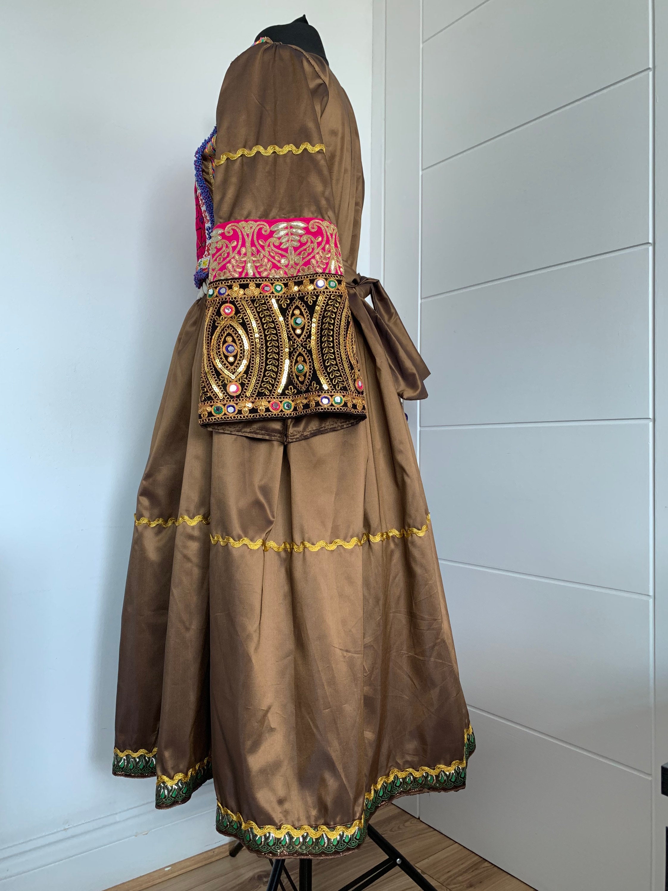 a line casual dress London Times T6521M mermaid skirt dress Color:Peach Buy Diamond Mirror for