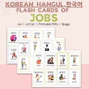 Alfabeto coreano | Hangul | Imprimível | Cartões Flash Coreanos | TRABALHOS | Aprendendo Coreano | 한글공부 | 한국어