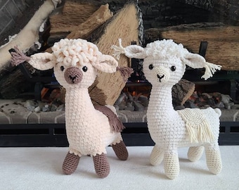 Alpaca Llama Crochet Handmade Amigurumi Soft Babytoy Toddlertoys Giftidea Babyshower Nursery Decoration