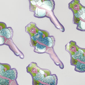 Titi the Cyclops |  Monster Maids glitter sticker