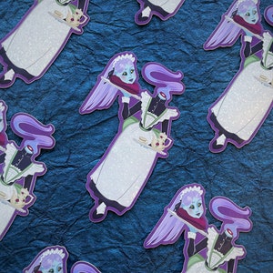 Margarette der Dullahan |  Monster Maids Glitzer Sticker