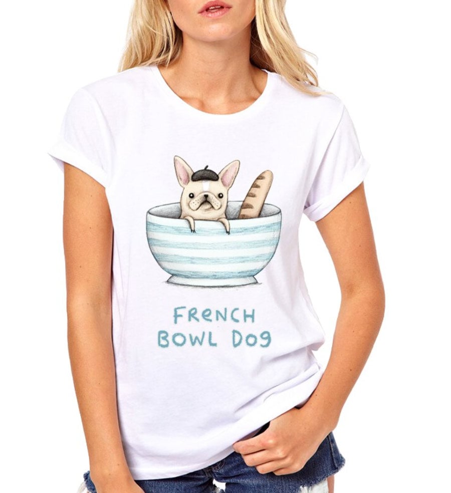 Dog Print Tshirt Etsy UK