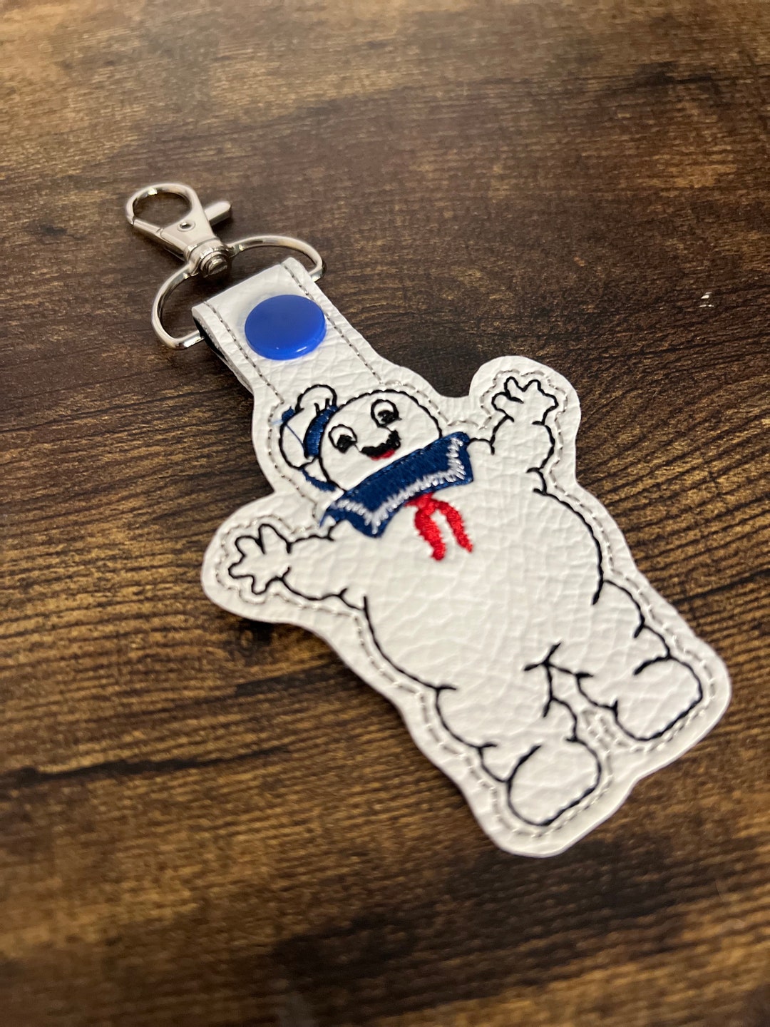 Marshmallow Keychain,ghostie Keychain,marshmallow Man Keychain, Classic