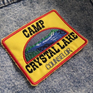 Camp Crystal Lake Patch,Horror  Patch,Horror Badge,Iron on Patch,Embroidered Patch,Friday 13th Merch,Gift for Horror Fan ,Cute Accessory