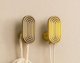 Decorative arch Gold Coat Hooks rainbow Wall Hooks Coat Rack Wall Mount Towel Hook Entryway Hooks