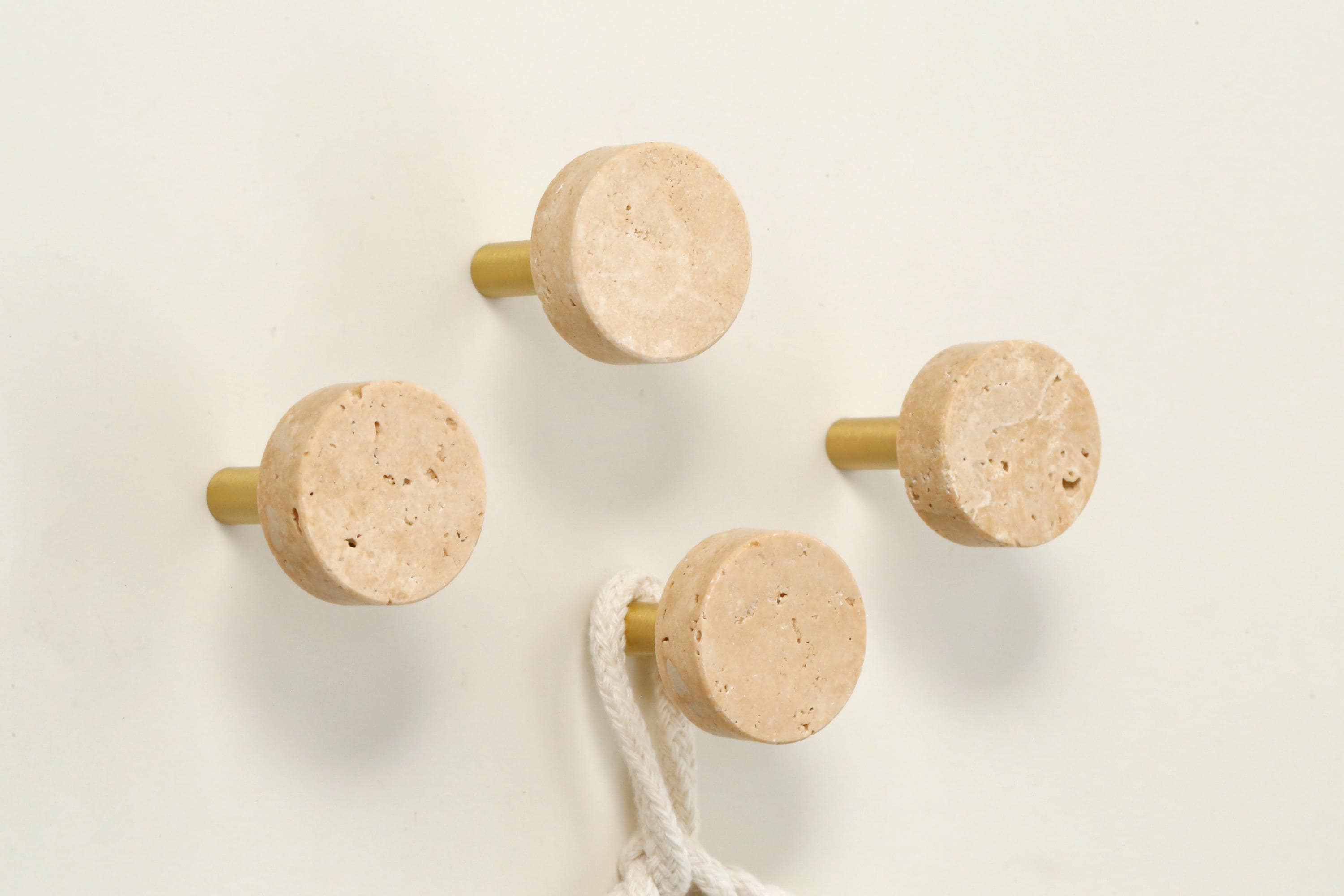 Nature Travertine Wall Hook Hooks, Travertine Hook, Viola Hats Hanger ...