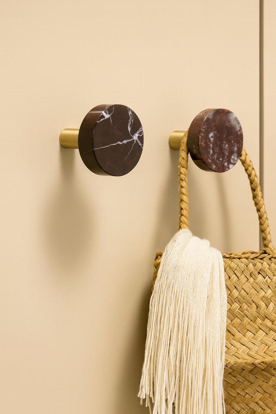 Nature Rosso Marble Wall Hook Hooks, Travertine Hook, Marble Hats ...