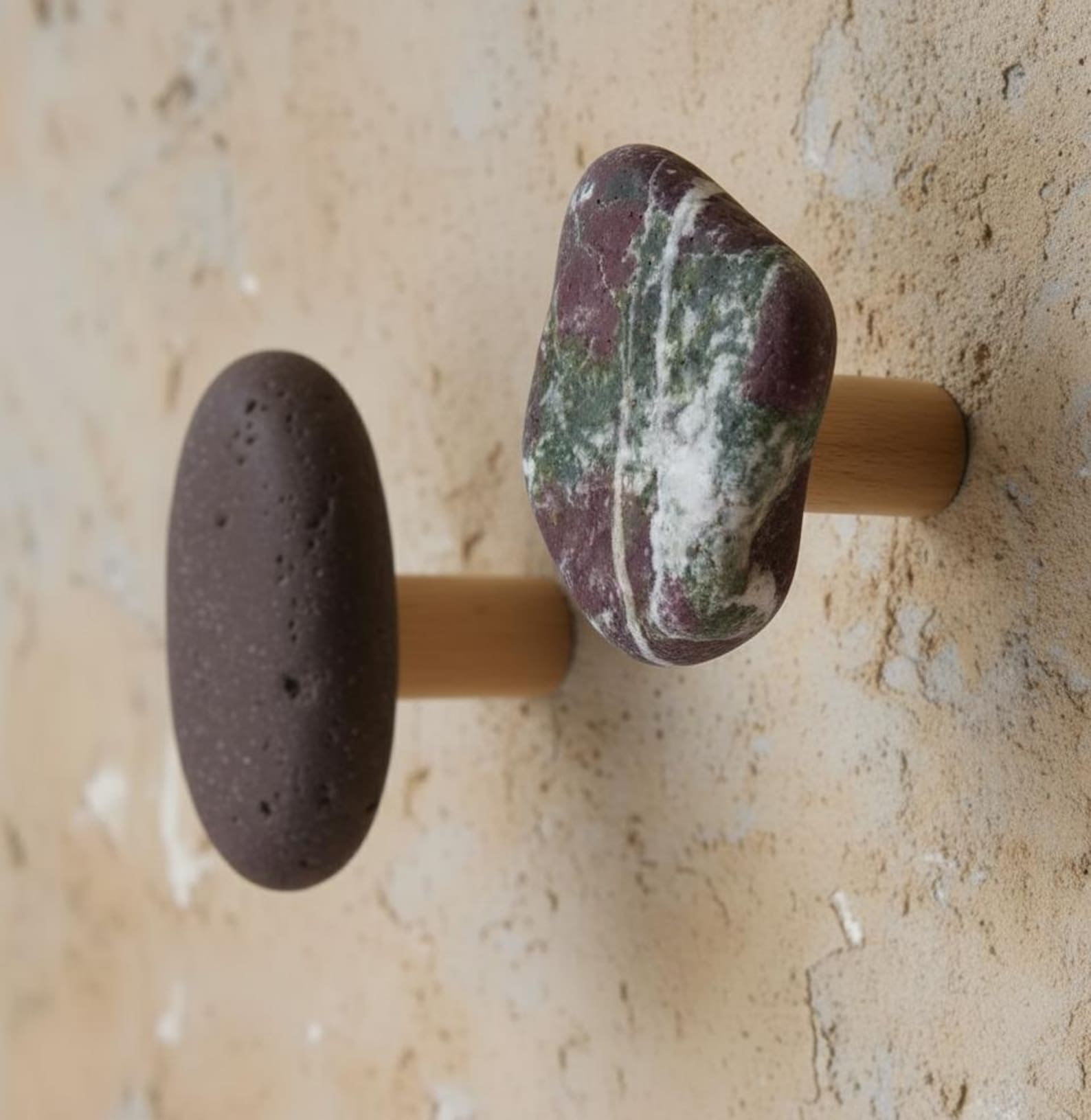 Wabi Sabi Entryway Hook/ Boho Wall Hook Coat Hangers Racks Hooks ...
