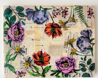 Vintage Flower Garden