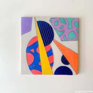 Deve haver um jeito - Uma pintura original em encáustica com técnicas mistas