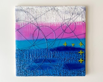 Navigationally Challenged - Original Encaustic Painting