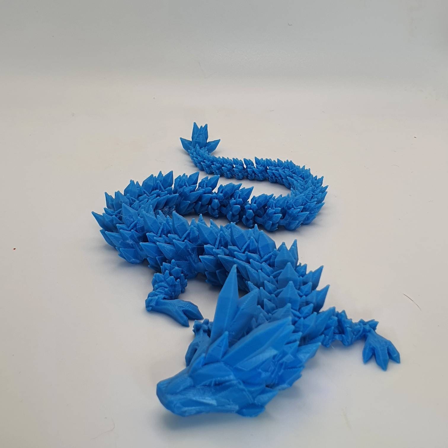 Articulated Crystal Dragon Fidget Dragon 3D Printed Dragon Etsy UK