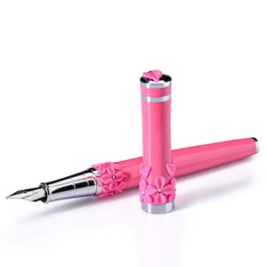 Roxi - Rosa chiaro - Penna stilografica, penna roller, regalo per donne, bambini, giovani