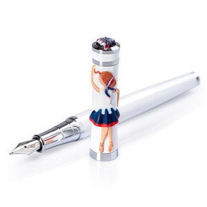 Roxi - Ballerina - Penna Stilografica, Penna Roller, Regalo per donne, bambini, giovani