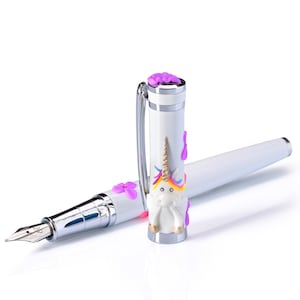 Roxi - Licorne - Stylo plume, stylo roller, cadeau pour femmes, enfants, jeunes