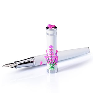Roxi -Lavander- Penna stilografica, Penna Roller, Regalo per donne, bambini, Penna personalizzata, Penna incisa, Regalo di nozze, Compleanno