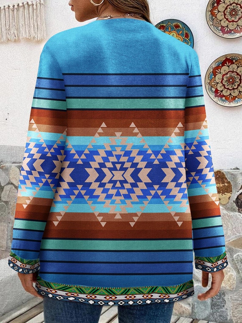 native-american-plus-size-jacket-long-sleeves-jacket-women-etsy