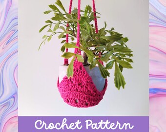 Crochet Shells Plant Hanger - PDF Pattern