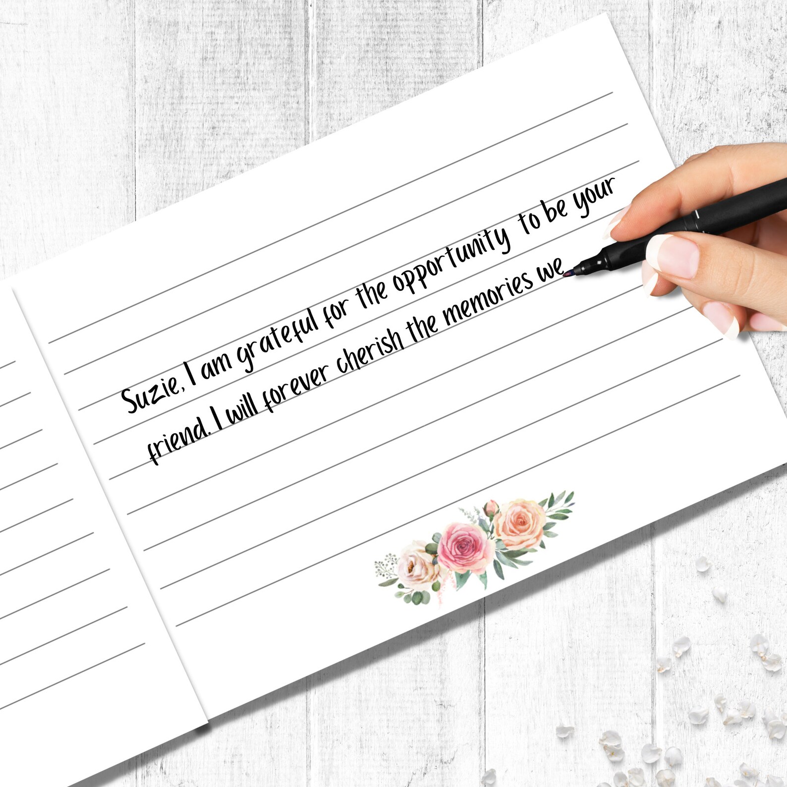 Editable Funeral Guest Book Template Funeral Favors Etsy