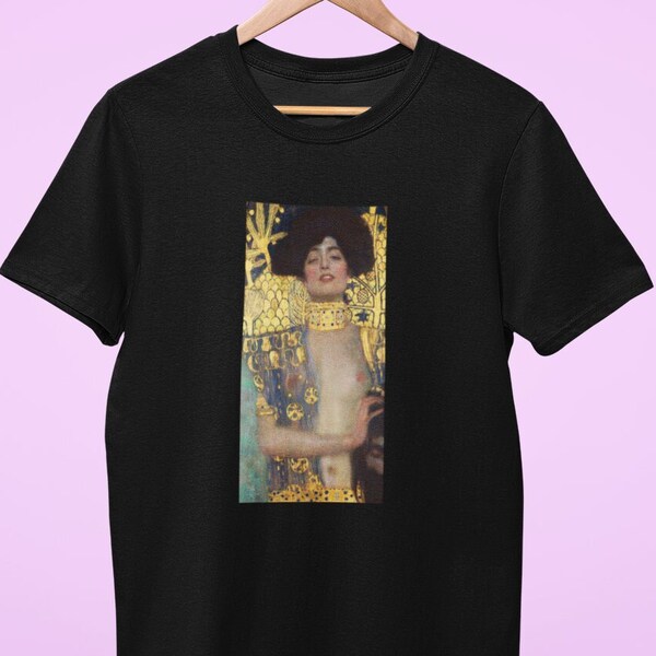 Gustav Klimt / T-shirt unisex / Tshirt d'arte / Giuditta e la testa di Oloferne / Arte del 20 ° secolo