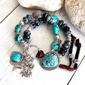 Genuine Boho Turquoise Bracelet