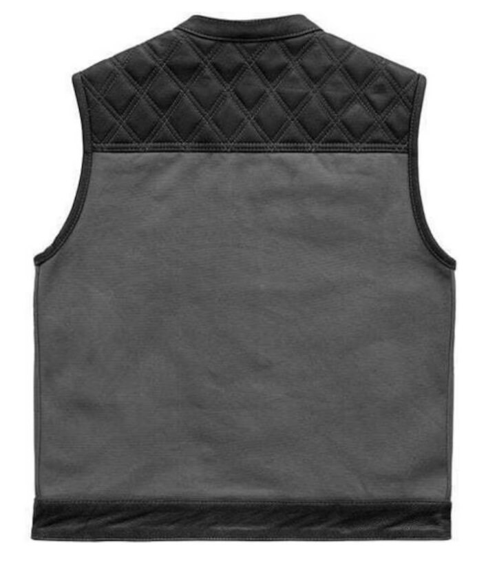 RUBSONS SOA Gilet Moto Cuir Homme Style Biker Club - Matelassé Diamant, Cuir Véritable Cuir Véritable Moto Fermeture Laiton RUBSONS SOA Gilet Moto Cuir Homme Style Biker Club - Matelassé Diamant, Cuir Véritable Cuir Véritable Moto Fermeture Laiton