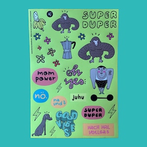 Stickerbogen Superduper