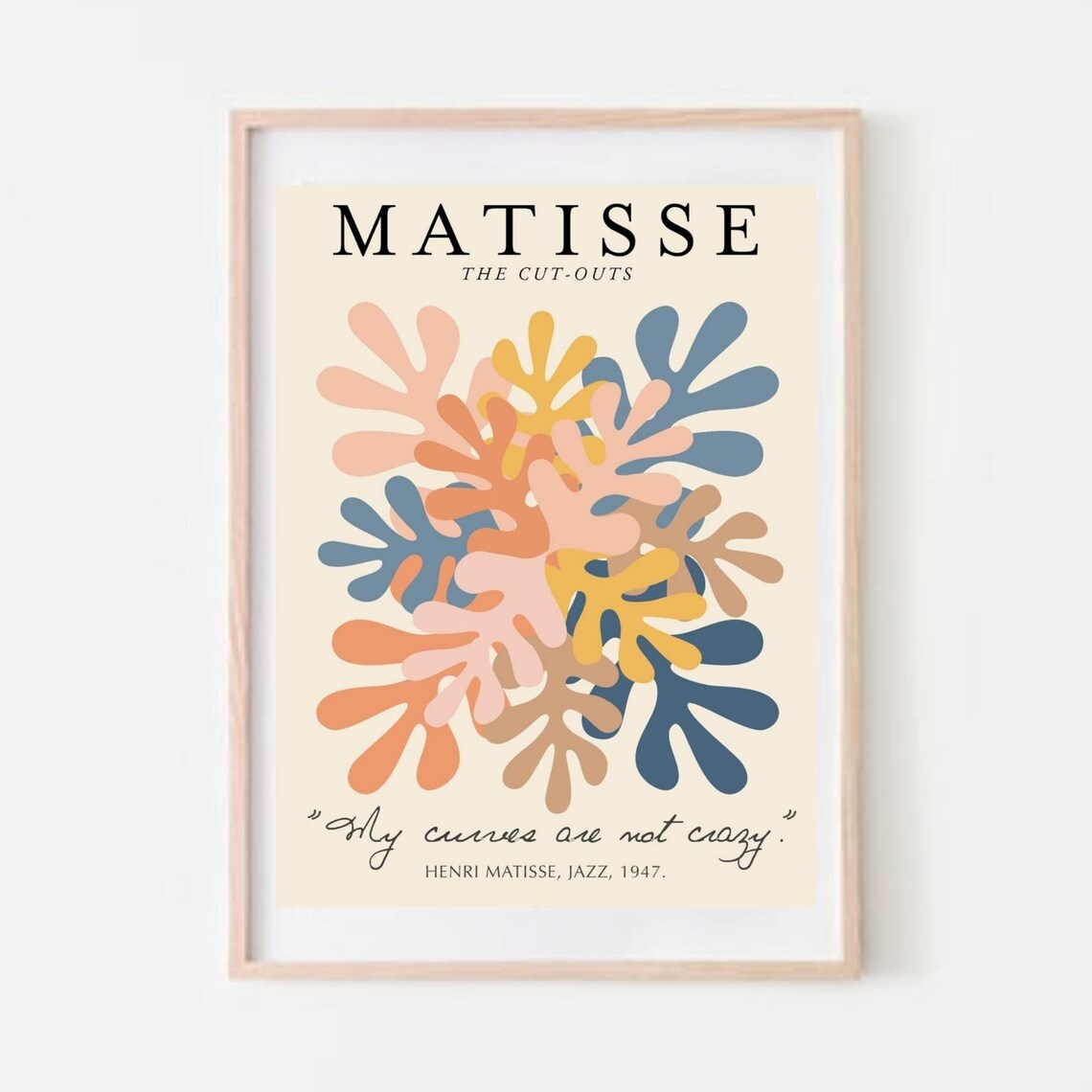 Matisse Wall Art Print Danish Aesthetic Wall Art Matisse Etsy UK
