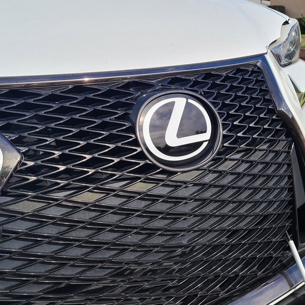 Lexus Emblem Front Vinyl Overlay F-Sport | 2014+ IS350, IS250, IS200T, IS500 | 2019+ ES300 |2023+ RX350
