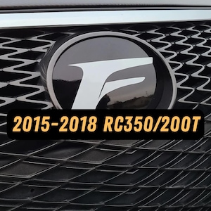 2015-2018 Lexus RC350 Vinyl Decal Emblem Overlay Cover Front Grille | F-Sport or &quot;L&quot; Logo