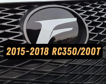 2015-2018 Lexus RC350 Vinyl Decal Emblem Overlay Cover Front Grille | F-Sport or "L" Logo