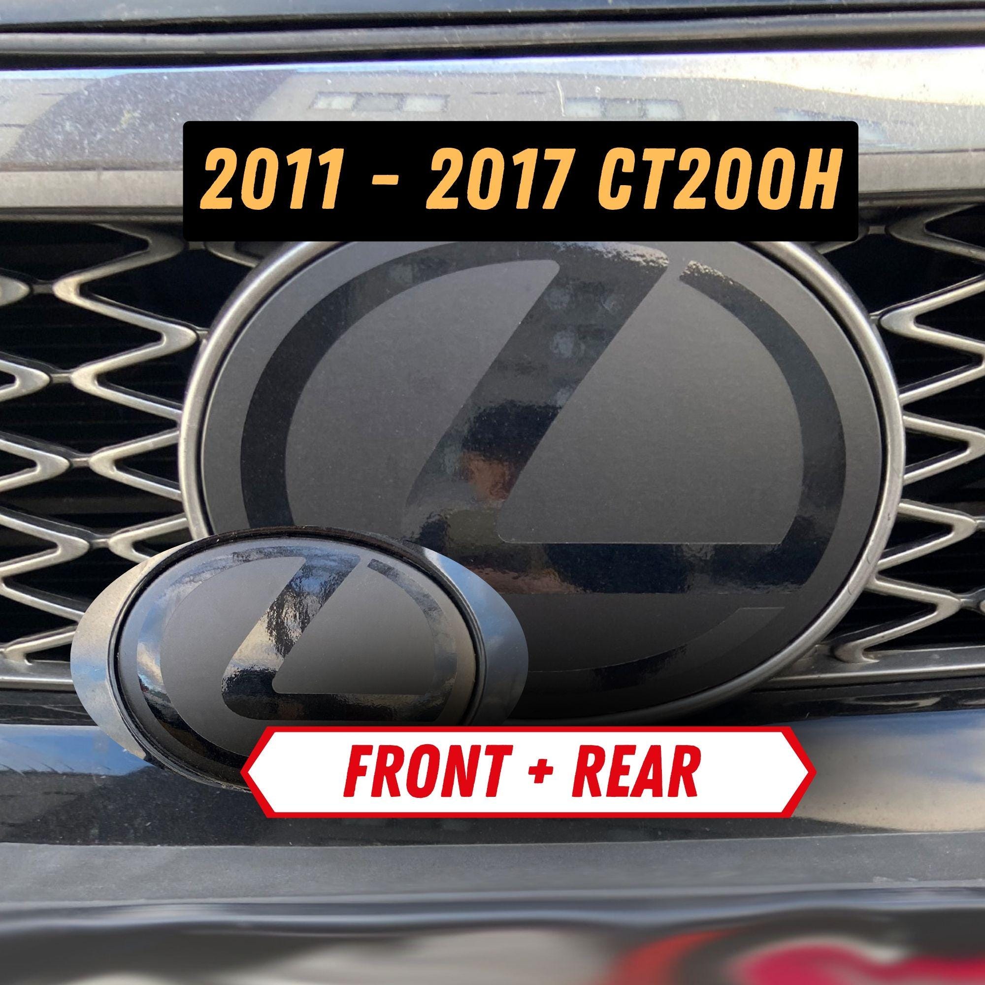 2011-2017 Lexus CT200H Stealth Emblem Vinyl Overlay Decal Set