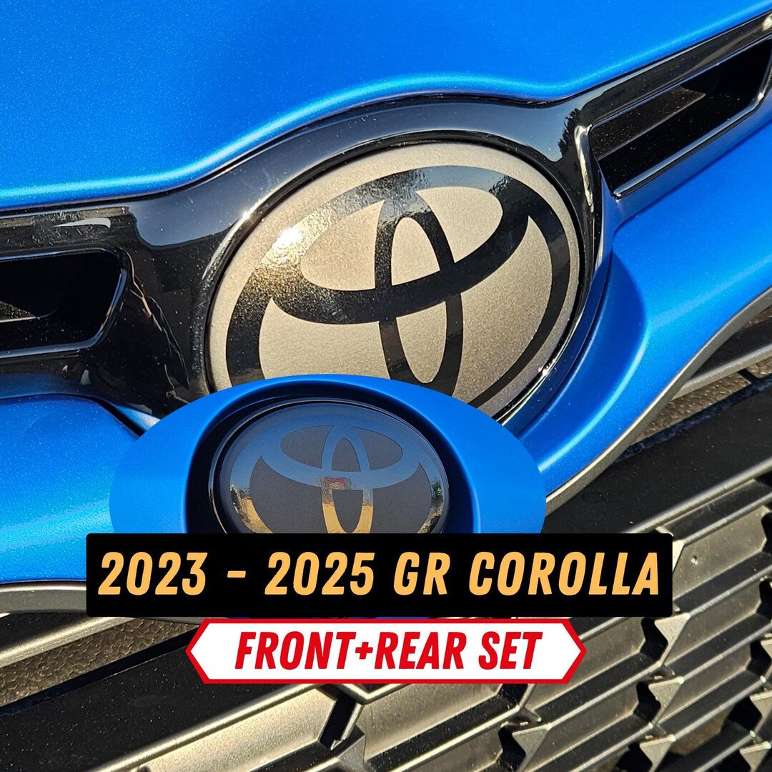 thumbnail image 2 of Rear Blackout Emblems | GR Corolla Forum 2 of 11